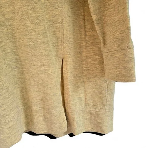 Soft Surroundings Yellow Hoodie Tunic Medium Drawstring Pockets Long Sleeve - Picture 4 of 10